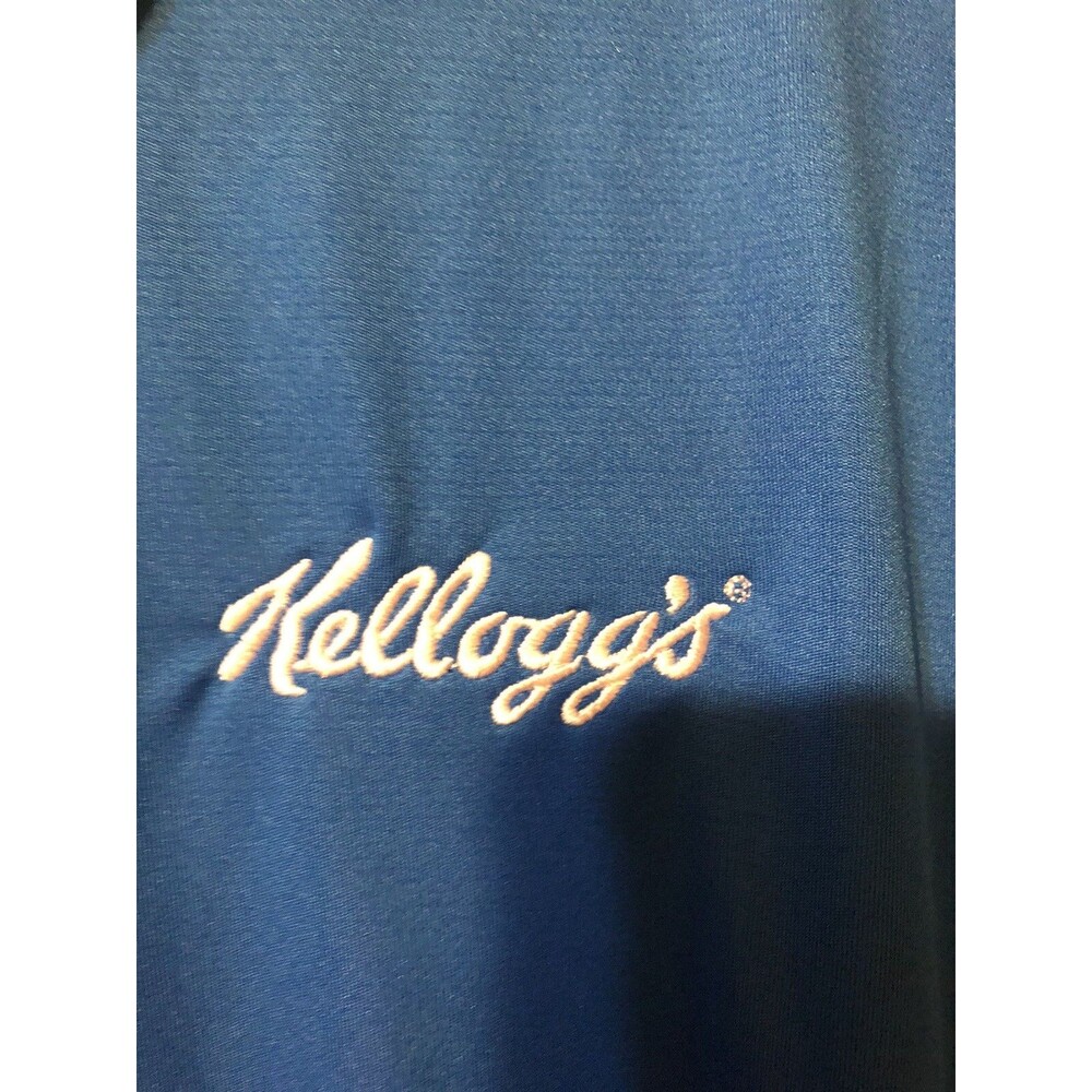 Men’s Elevate Polo Shirt Blue XL/TG Kelloggs on Top Right Side NWT - Picture 2 of 6